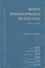 Revue philosophique de Louvain, tome 112, n° 3, août 2014: Remonter le courant d'Être et temps. COLLECTIF (revue)