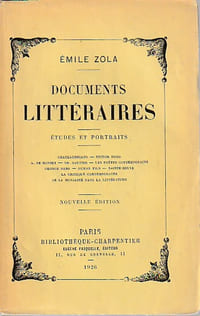 Documents littéraires : Etudes et portraits,