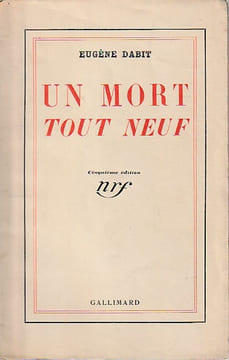 Un mort tout neuf,. DABIT Eugène