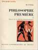 Philosophie premi&egrave;re (1923-24), deuxi&egrave;me partie (tome 2): Th&eacute;orie de la r&eacute;duction ph&eacute;nom&eacute;nologique . HUSSERL Edmund