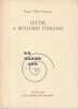 Lettre &agrave; Benjamin Fondane - Avant-lettre par Serge Sautreau. GILBERT-LECOMTE Roger, SAUTREAU Serge