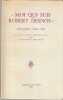 "Moi qui suis Robert Desnos": Permanence d'une voix - Onze &eacute;tudes r&eacute;uynies par Marie-Claire Dumas, avec le Journal 1944 de Robert Desnos,. DESNOS ...