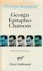 Georgia. &Eacute;pitaphes. Chansons et autres po&egrave;mes. SOUPAULT Philippe