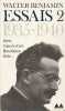 Essais 2 (1935-1940): Paris, l'ouvre d'art, Baudelaire, Gide.... BENJAMIN Walter