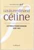 Cahiers C&eacute;line n&deg; 12: Lettres &agrave; Pierre Monnier 1948-1952. CELINE Louis-Ferdinand, 