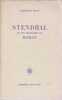 Stendhal et les probl&egrave;mes du roman. BLIN Georges