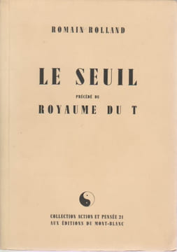 Le seuil précédé du Royaume du T. ROLLAND Romain