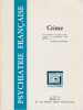 Psychiatrie francaise, vol. XXV 1/4, mars 1994: Crime. COLLECTIF (revues),