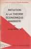 Initiation a la theorie economique marxiste. MANDEL Ernest