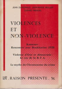 Raison Présente n° 54 - Violences et Non Violence