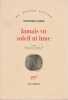 Jamais vu soleil ni lune,. CAMON Ferdinando,