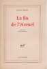 La fin de l'&eacute;ternel. BENDA Julien