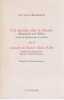 Une matin&eacute;e chez le libraire (rencontre avec Rilke) suivi de Souvenirs de Rainer Maria Rilke,. BURCKHARDT Carl Jacob,