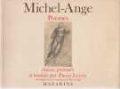 Po&egrave;mes. MICHEL-ANGE BUONARROTI, LEYRIS Pierre (trad.) 