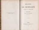 Oeuvres de Schiller VII: M&eacute;langes de Schiller, pr&eacute;c&eacute;d&eacute;s de Visionnaire. SCHILLER Friedrich