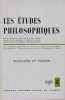 Les Etudes Philosophiques - Souillure et puret&eacute;,. COLLECTIF (revue)