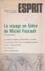 Revue Esprit n&deg; 4, avril 1985: Le voyage en gr&egrave;ce de Michel Foucault, par Maria Daraki. COLLECTIF, DARAKI Maria