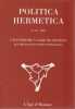 Politica hermetica n&deg; 23 - 2009: L'&eacute;sot&eacute;risme &agrave; l'&egrave;re du soup&ccedil;on, les m&eacute;fiances institutionnelles. COLLECTIF