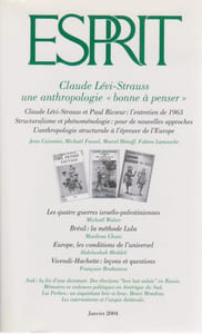 Esprit, n° 301. Claude Lévi-Strauss : une anthropologie bonne à penser