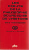 Les d&eacute;buts de la philosophie bourgeoise. HORKHEIMER Max,