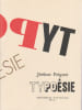 Typo&eacute;sie,. PEIGNOT J&eacute;r&ocirc;me,