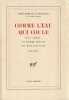 Comme l'eau qui coule: Anna, Soror..., Un homme obscur, Une belle matinée,. YOURCENAR Marguerite