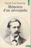 M&eacute;moires d'un n&eacute;vropathe,. SCHREBER Daniel Paul
