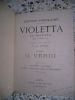 Violetta ( La Traviata )  - Opera en quatre actes . Ed. Duprez - G. Verdi