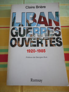 Liban - Guerres ouvertes - 1920-1985