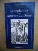Complaintes des pasteurs du Desert. Thierry Verdier