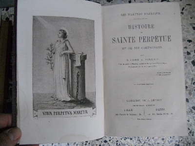 Les martyrs d'Afrique - Histoire de Sainte Perpetue et de ses compagnons
