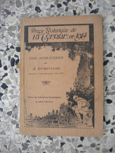 Precis historique de la guerre de 1914