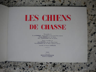 Les chiens de chasse
