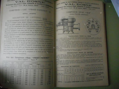 Album n° 10 - Appareils hydrauliques et robinetterie eau - Val d'Osne