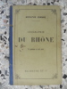 Geographie du Rhone - 19 gravures et une carte. Adolphe Joanne