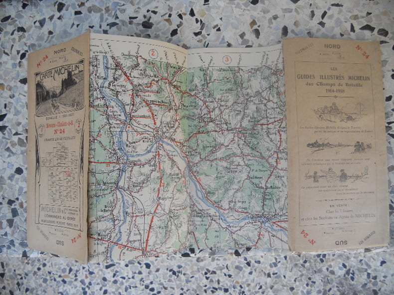 Carte Michelin - France en 48 feuilles au 200.000e - n&deg; 24 - Nevers Chalons-s/-S.. Michelin