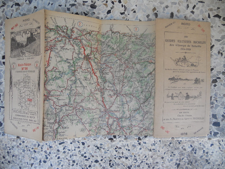 Carte Michelin - France en 48 feuilles au 200.000e - n&deg; 36 - Mende Valence. Michelin