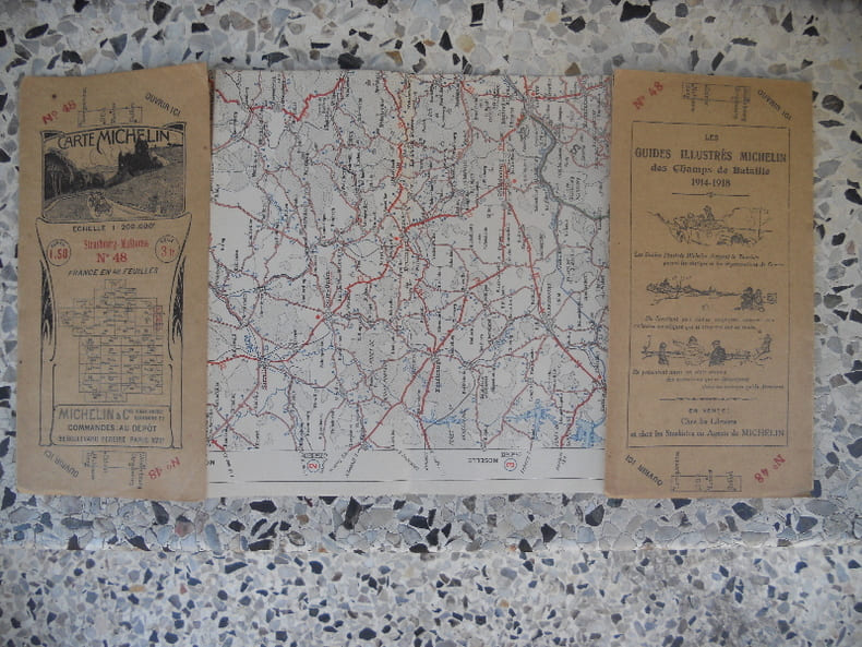 Carte Michelin - France en 48 feuilles au 200.000e - n&deg; 48 Strasbourg Mulhouse . Michelin