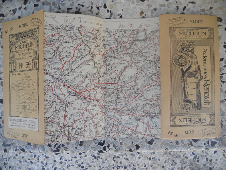 Carte Michelin - France en 47 feuilles au 200.000e - n&deg; 39 - Agen Montauban. Michelin