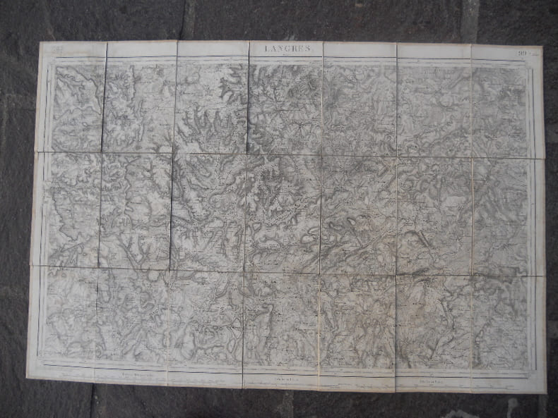 Carte d'etat major - Langres. Divers