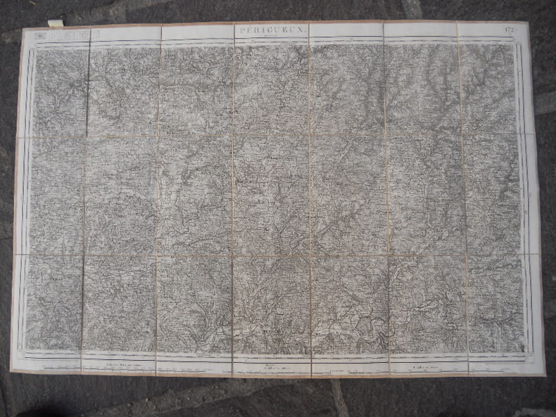 Carte d'etat major - Perigueux. Divers