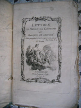 Lettres de Ninon de L'Enclos au marquis de Sevigne. Ninon de L'Enclos