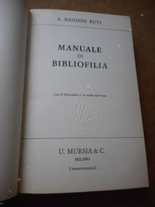 Manuale di bibliofilia