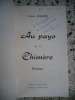 Au pays de la chimere - Poemes. Robert Perrier