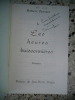 Les heures buissonieres - Poemes. Robert Perrier