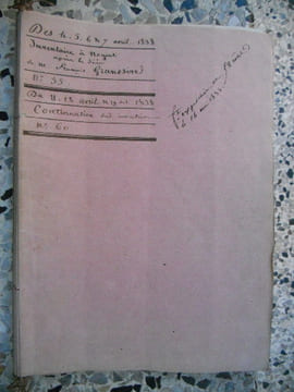 Inventaire a Nogent apres le deces de M. Francois Grandsire. Anonyme