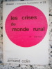 Les crises du monde rural. Marcel Vigreux