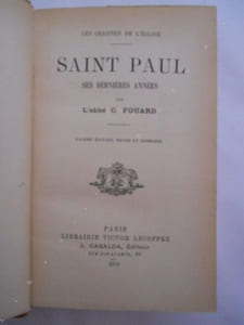 Saint Paul - Ses dernieres annees