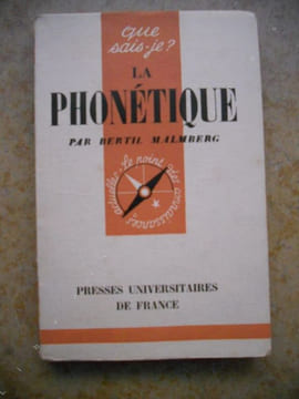 La phonetique. Bertil Malmberg