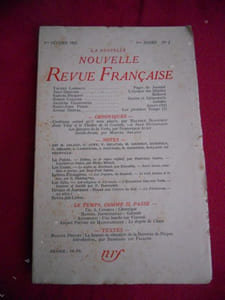 La nouvelle Nouvelle Revue Francaise - 1ere annee n° 2